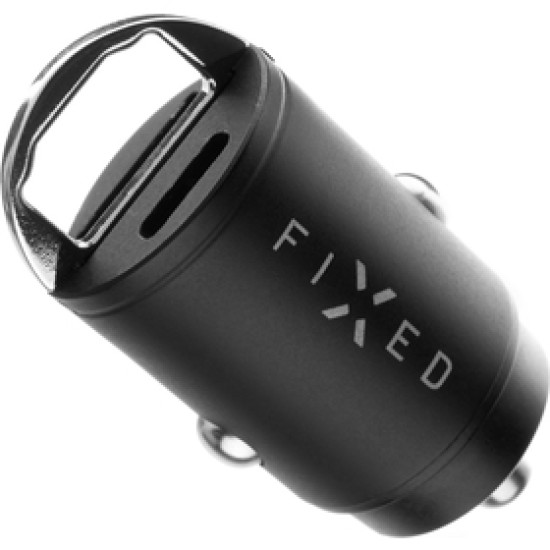 Autonabíječka Mini,USB, USB-C,30W, FIXED