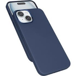 MagLeather case iPhone 15 blue EPICO