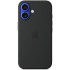 iPhone 16 Silicone Case MS Black APPLE