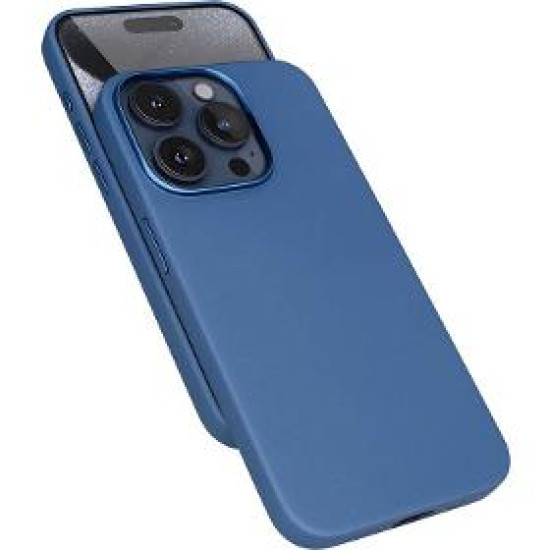 Mag+LeatherCase iPhone 16 Pro Blue EPICO