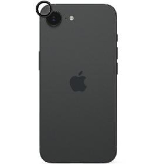 Camera glass iPhone 16e/17e black EPICO