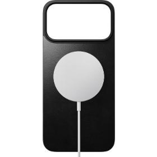 Magnetic Leather Back MS iP17 Pro Max BK
