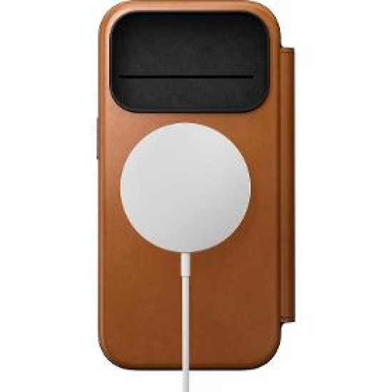 Mod.Leather Folio iP17 Pro English tan