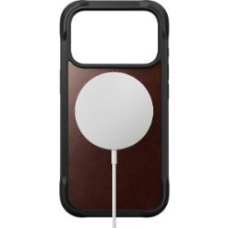 Rugged Leather Case iPhone 17 Pro Brown