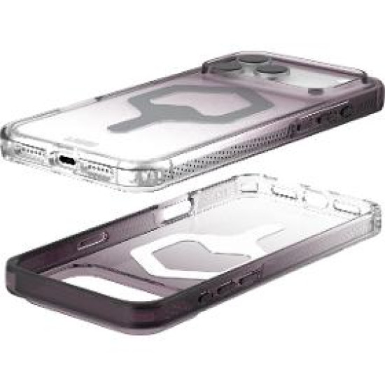 Plyo MS case iP17 Pro Max Bk/Clear Ombre