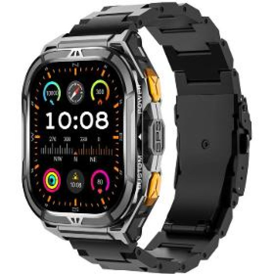 Titan GPS Černá kovový řemínek ARMODD