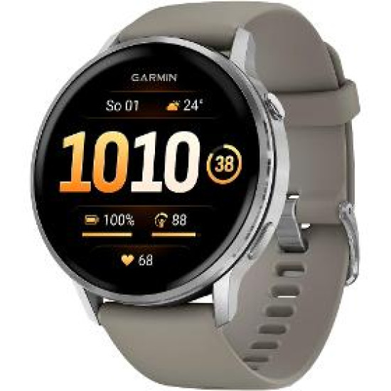 Venu 4 45mm Silver/Silver Gray Sili.band