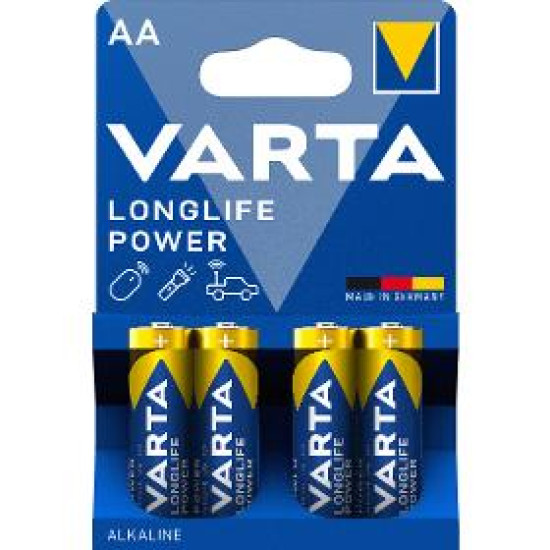 LR6 4BP AA Longlife Power VARTA