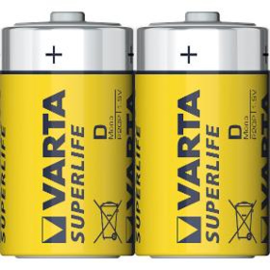 R20 2S D Superlife Zn VARTA