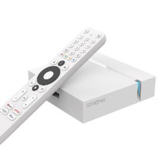 LEAP-S3+ V2 Google TV Box White Strong