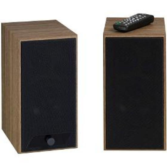 M25 Aktivní stereo repro, ořech AQ