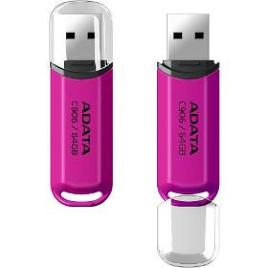 Flash Disk 64GB C906 Pink ADATA
