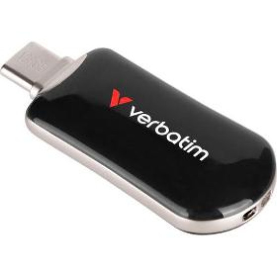128GB USB Flash 3.2 G1 USB-C Bk VERBATIM