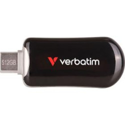 512GB USB Flash 3.2 G1 USB-C Bk VERBATIM