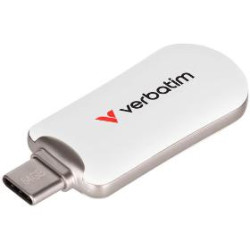 128GB USB Flash 3.2 G1 USB-C Wh VERBATIM