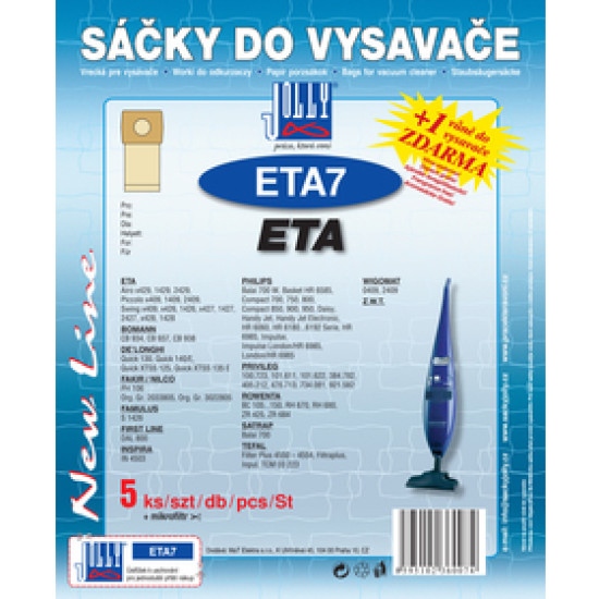 ETA 7 SÁČEK DO VYSAVAČE JOLLY