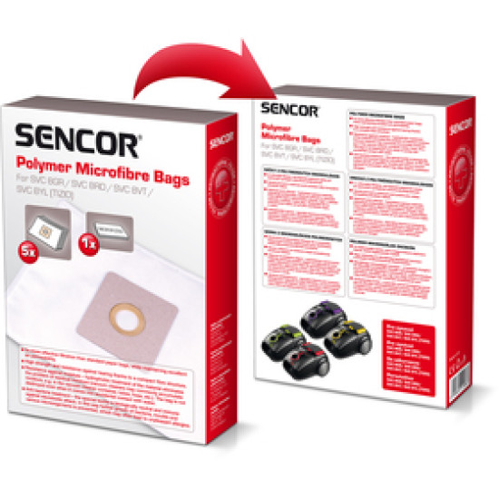 SVCX 1351 SÁČKY SVC 8 (5ks) SENCOR