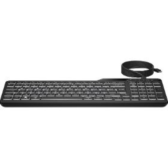 400 Backlit Wired Keyboard Black HP