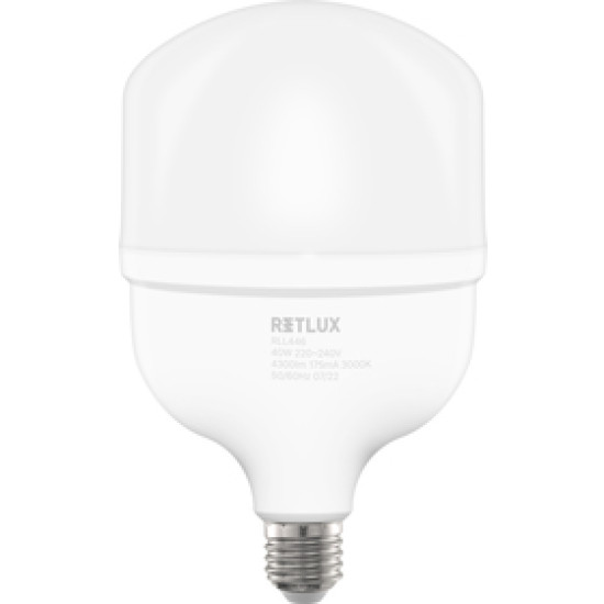 RLL 446 T120 E27 bulb 40W WW      RETLUX