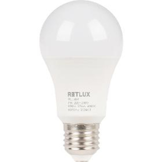 RLL 601 A60 E27 bulb 7W CW D RETLUX