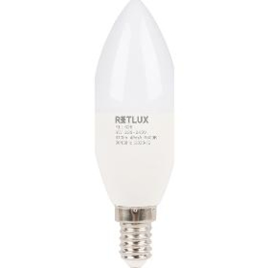 RLL 628 C37 E14 candle 6W DL D RETLUX