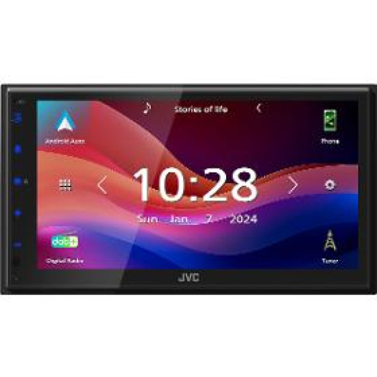 KW-M695DBW CAR PLAY, ANDROID AUTO JVC
