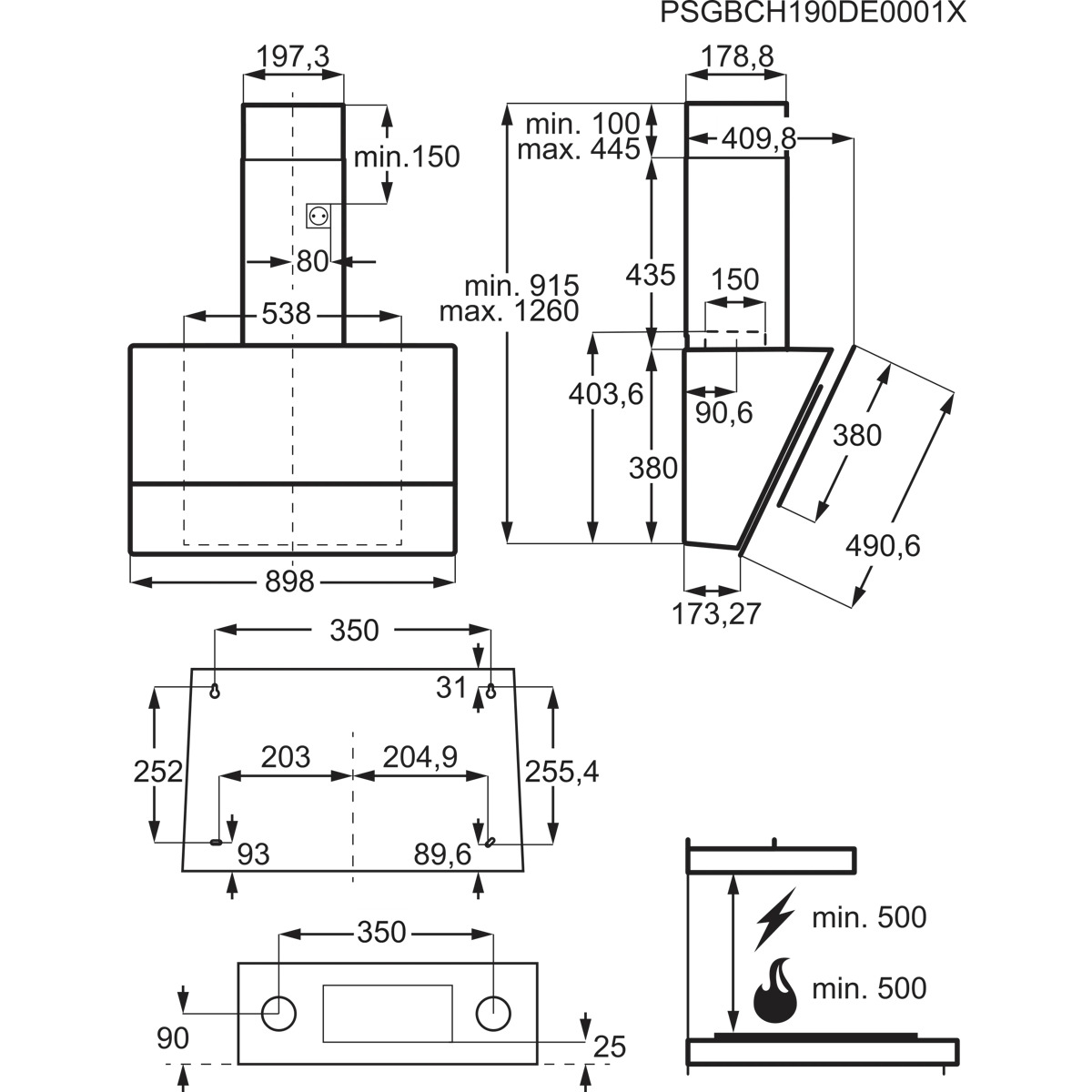 LFV619Z ODSAVAČ PAR KOMÍNOVÝ ELECTROLUX - Obrázek 4