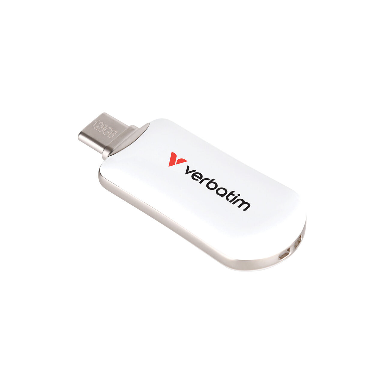 128GB USB Flash 3.2 G1 USB-C Wh VERBATIM