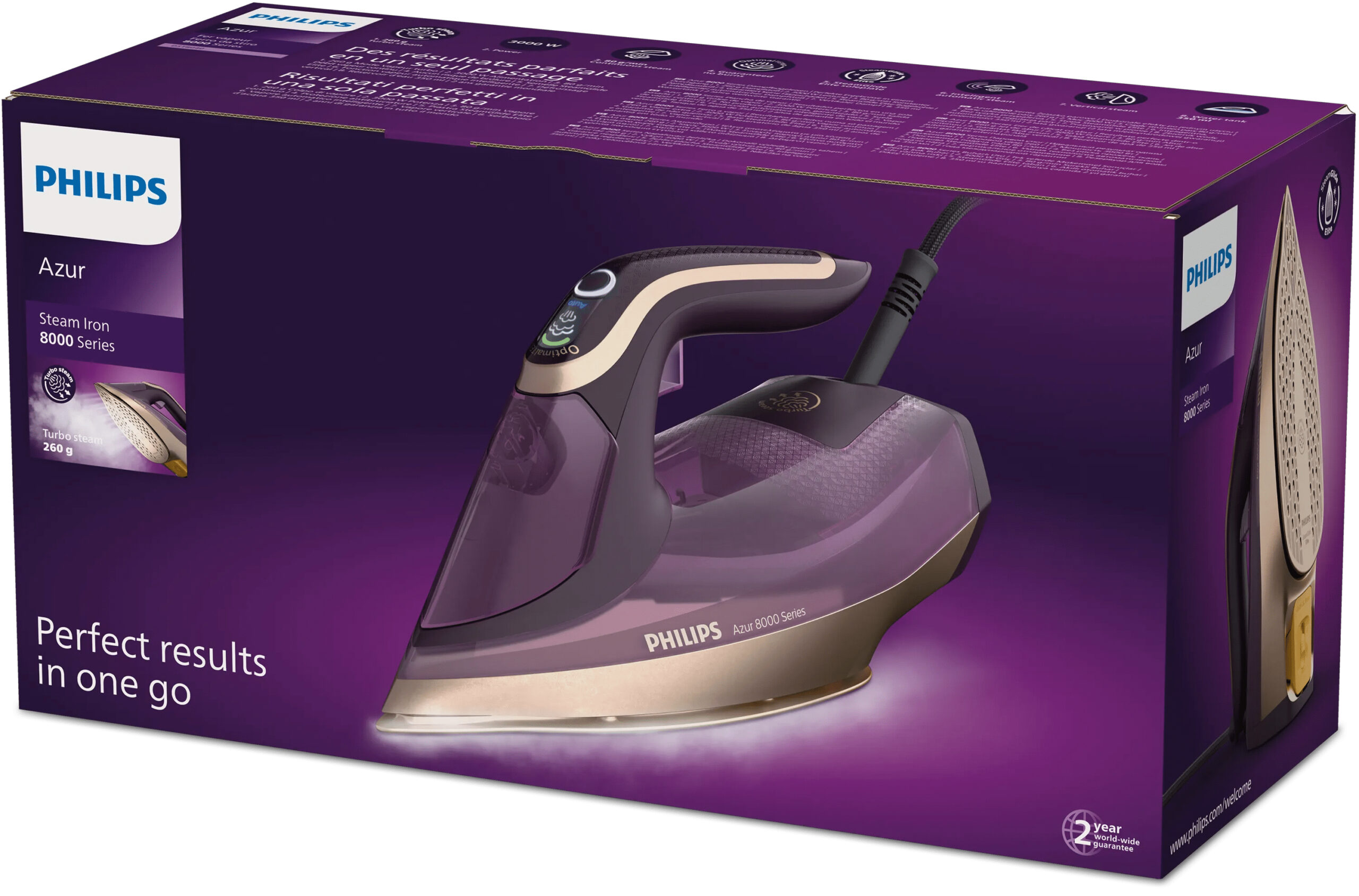 DST8040/30 AZUR NAPAŘ. ŽEHLIČKA PHILIPS - Obrázek 3