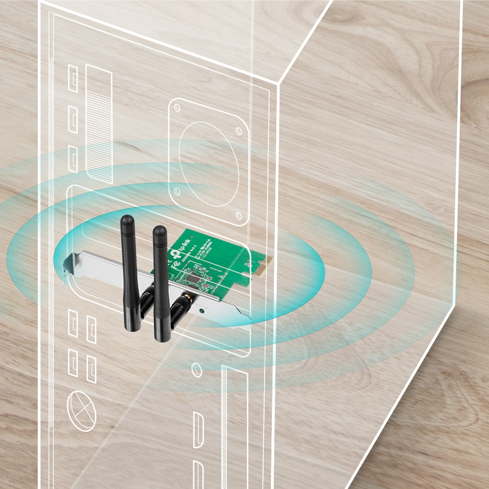 TL-WN881ND Wrls N PCI-e Adapter TP-LINK - Obrázek 3