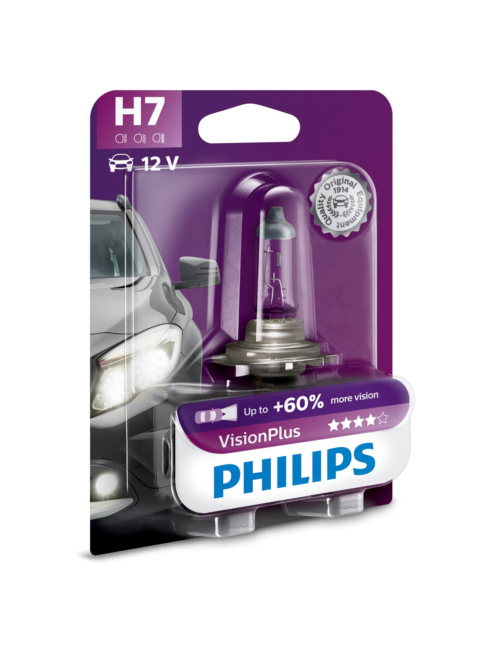 H7 VisionPlus 1 ks PHILIPS