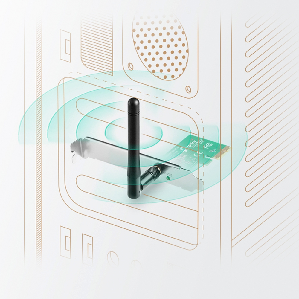 TL-WN781ND Wifi PCI-e Adapter TP-LINK - Obrázek 3