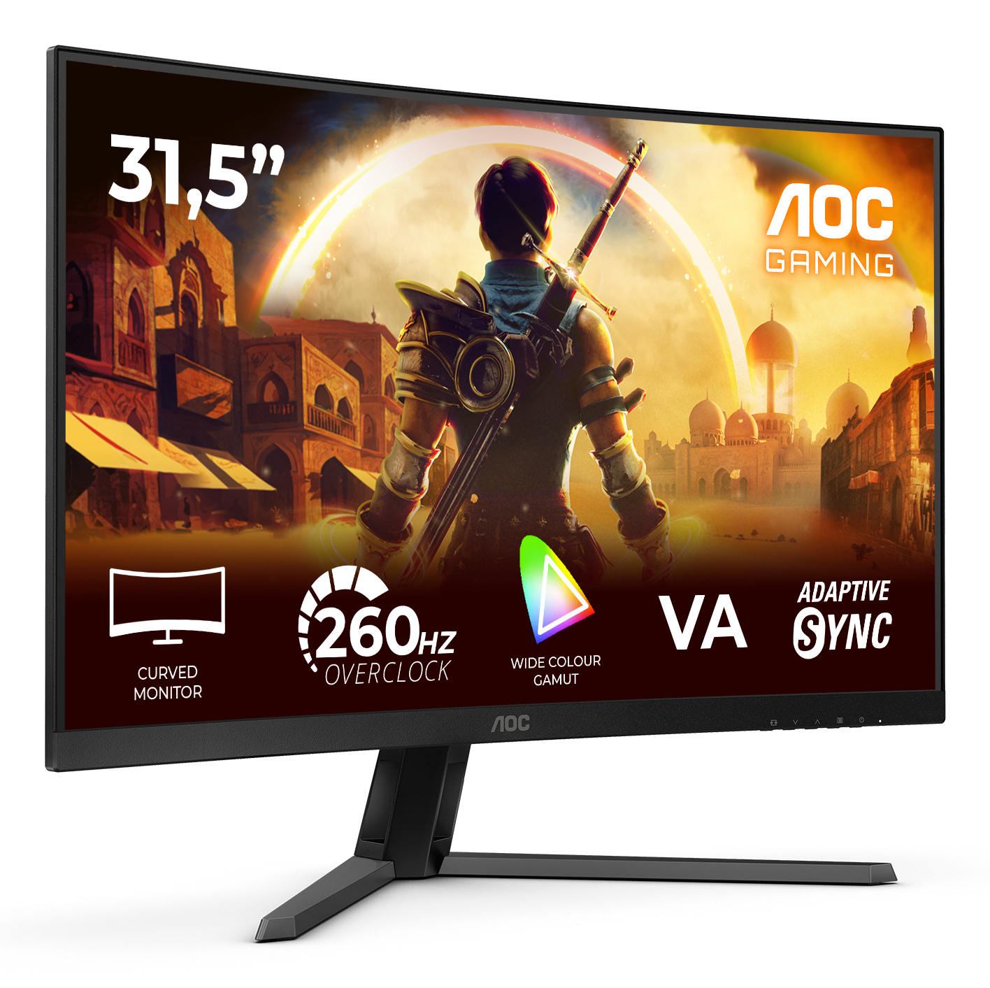 C32G42ZE 31,5 VA LCD 260Hz 4ms AOC - Obrázek 2